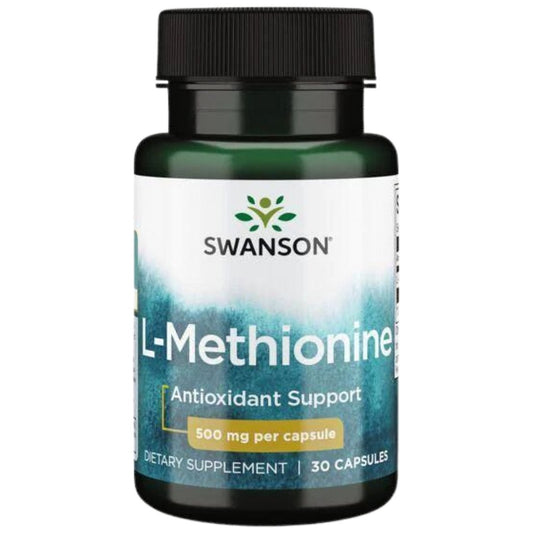 100% Pure L-Methionine 500 mg