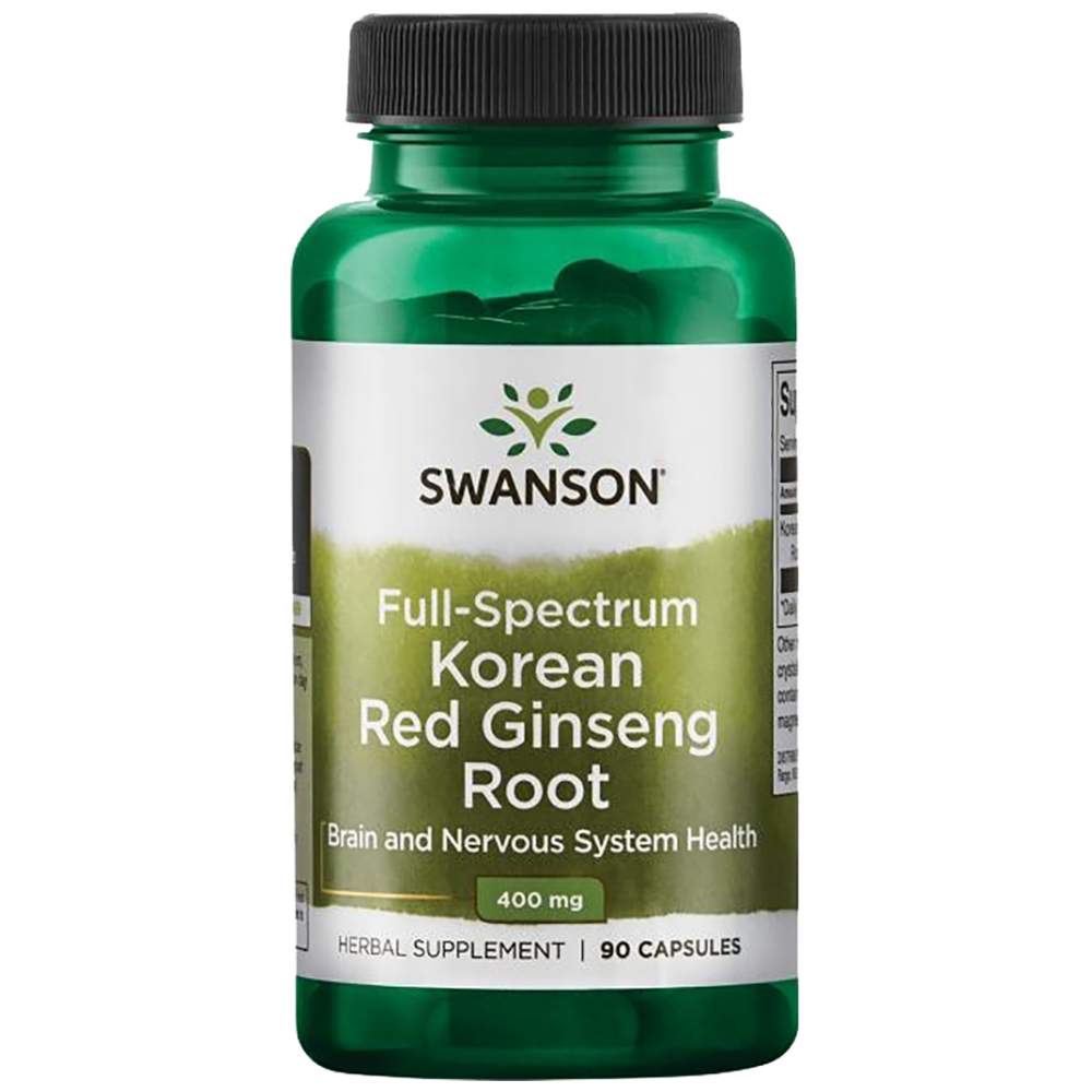 Full Spectrum Korean Red Ginseng Root 400 mg