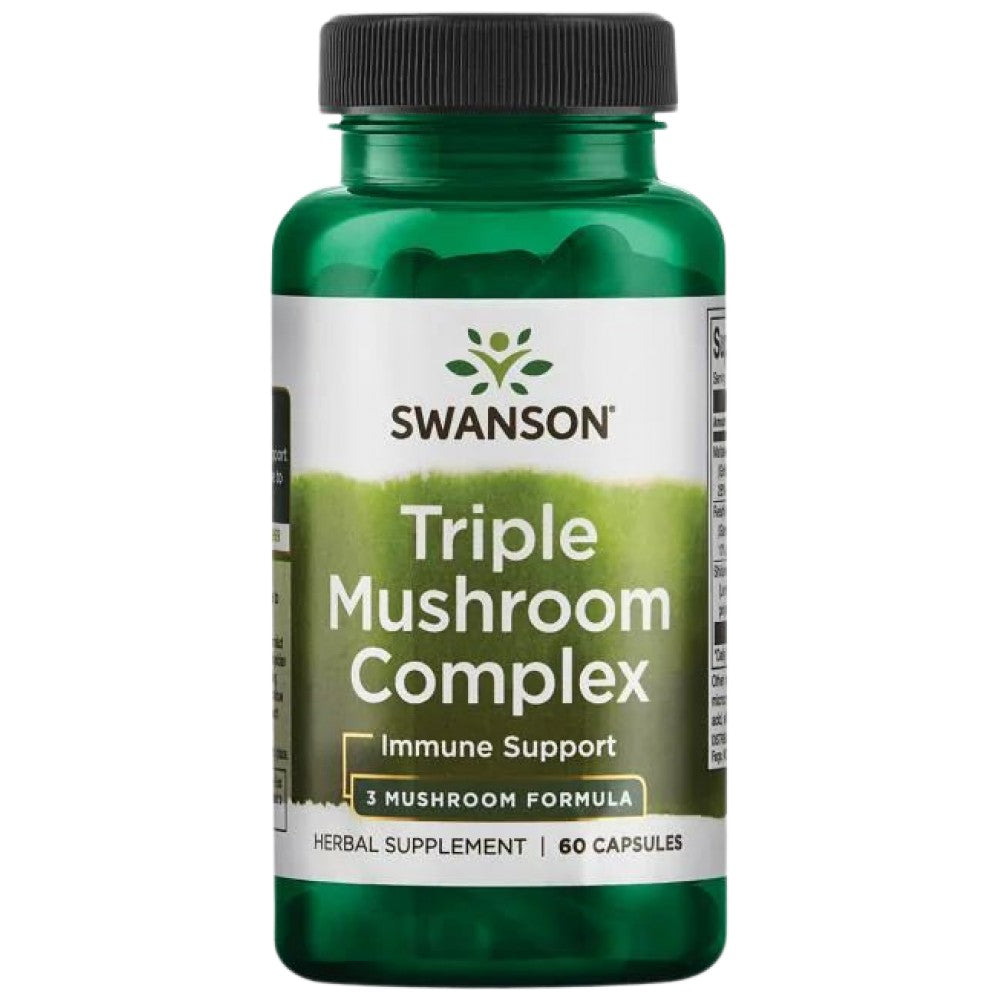 High-Potency Triple Mushroom Standardized Complex