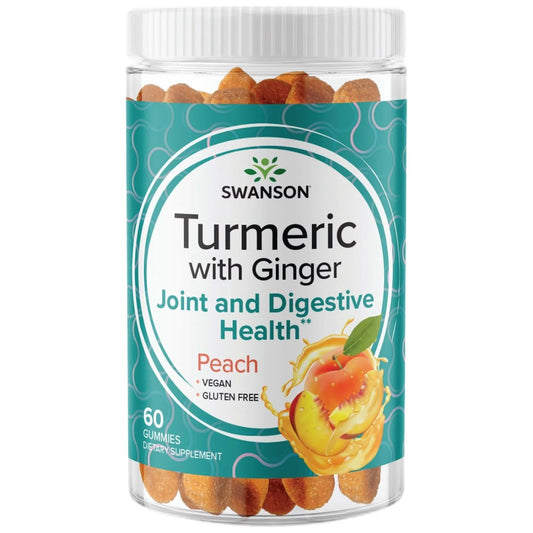 Turmeric with Ginger Gummies | Peach