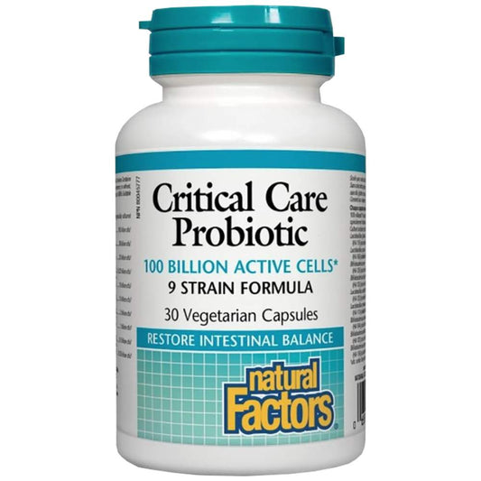 Critical Care Probiotic 100 Billion Active Cells, 9 Strain Formula