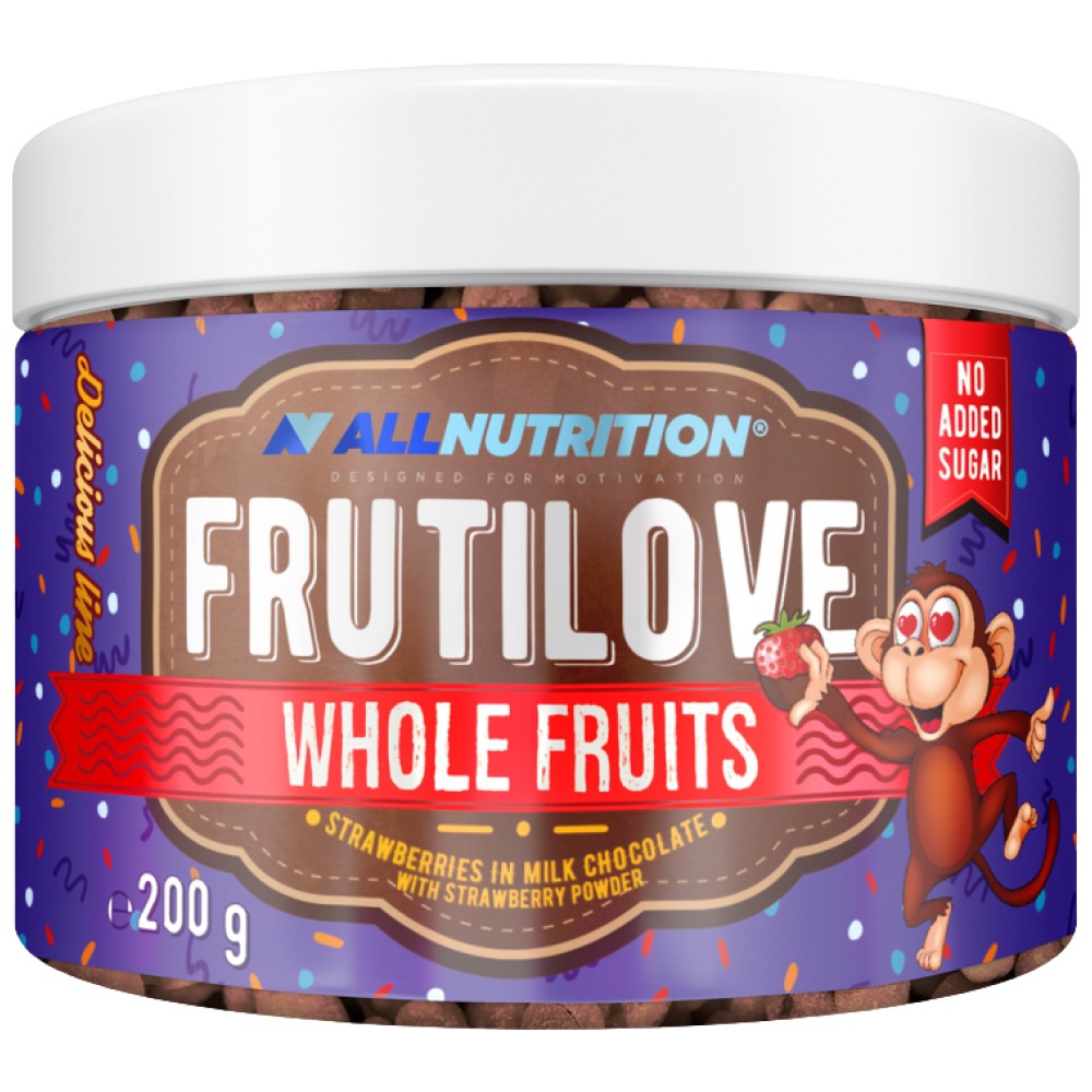 FrutiLove | Strawberries in Milk Chocolate &amp; Strawberry Powder