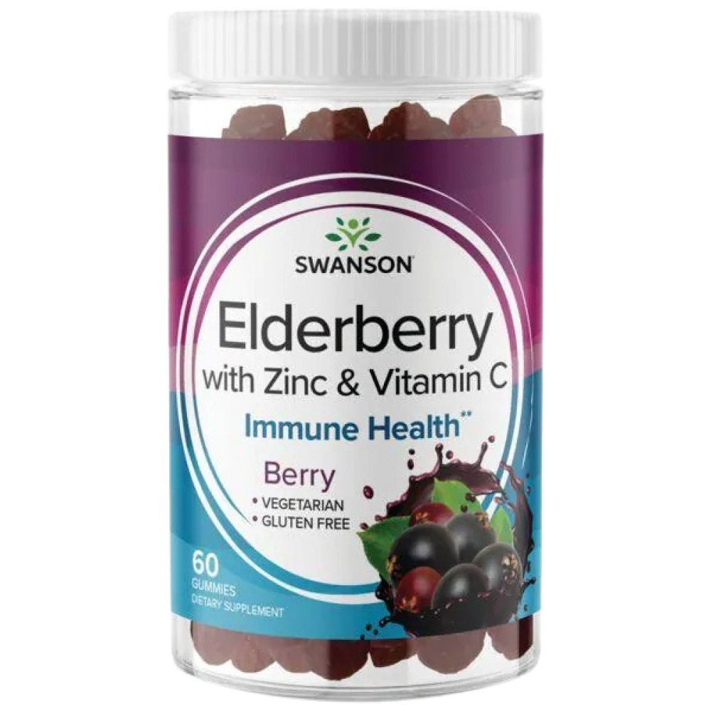 Elderberry Gummies with Zinc &amp; Vitamin C | Berry