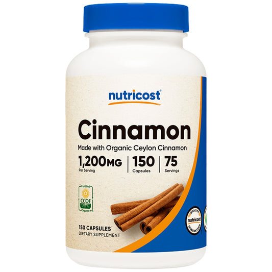Ceylon Cinnamon 1200 mg | Made with Organic Ceylon Cinnamon