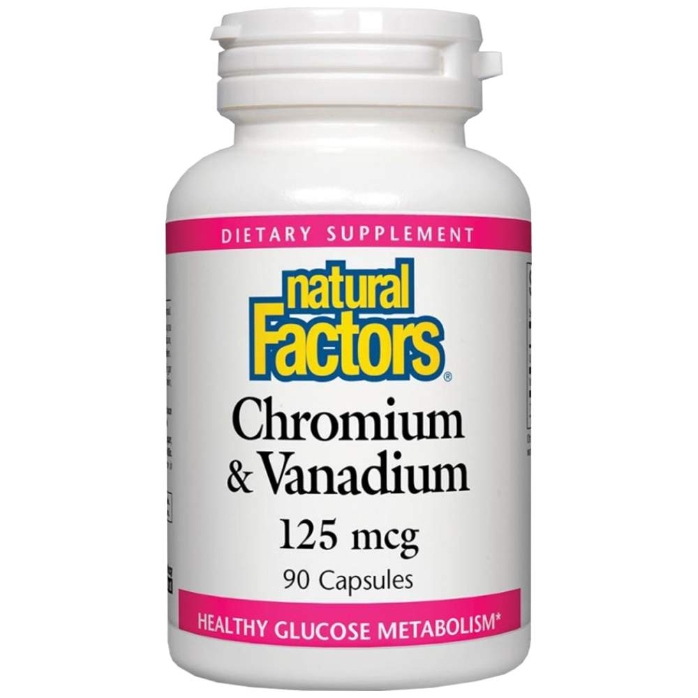 Chromium and Vanadium 125 mcg