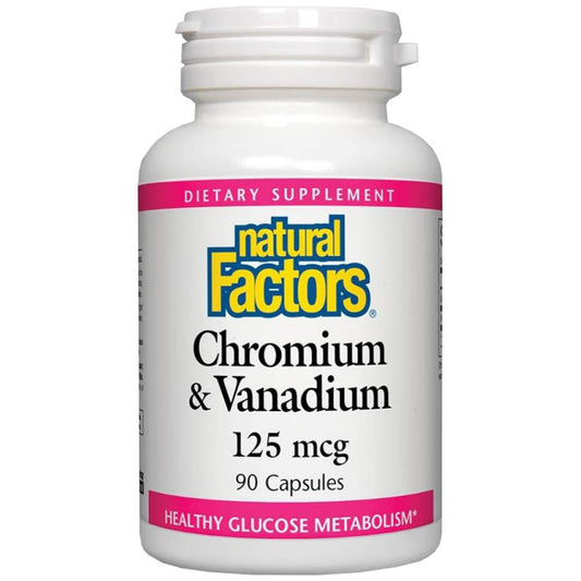Chromium and Vanadium 125 mcg