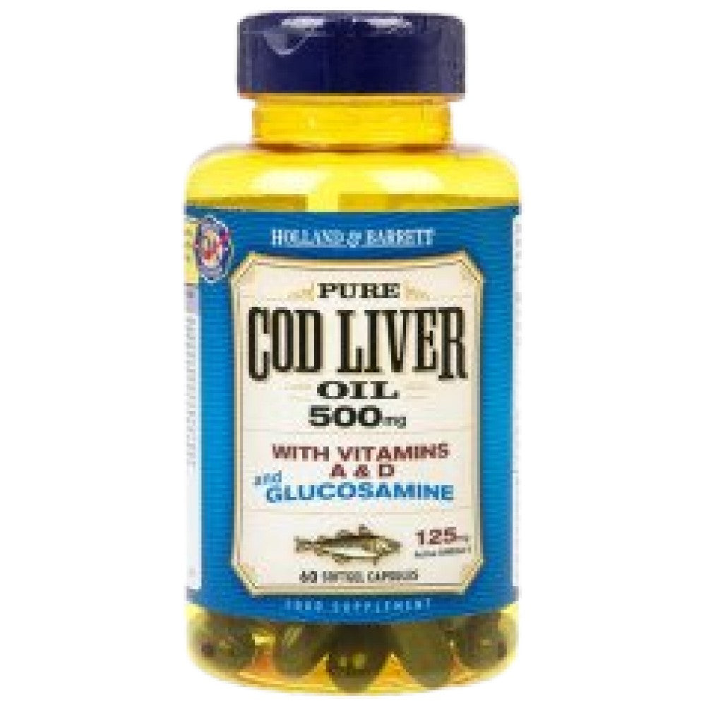 Cod Liver Oil 500 mg | With Glucosamine
