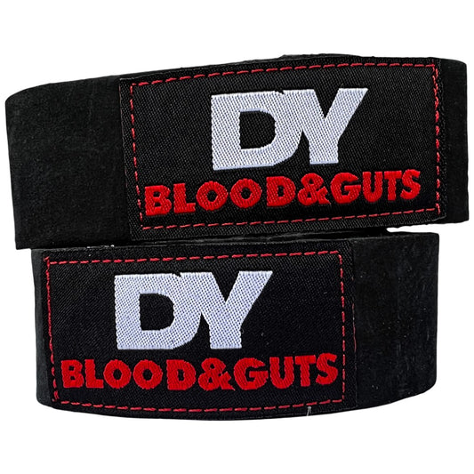 DY Blood &amp; Guts Lifting Straps | Leather