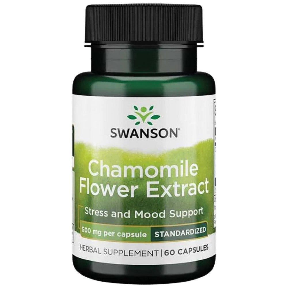 Chamomile Flower Extract 500 mg | Standardized Apigenin