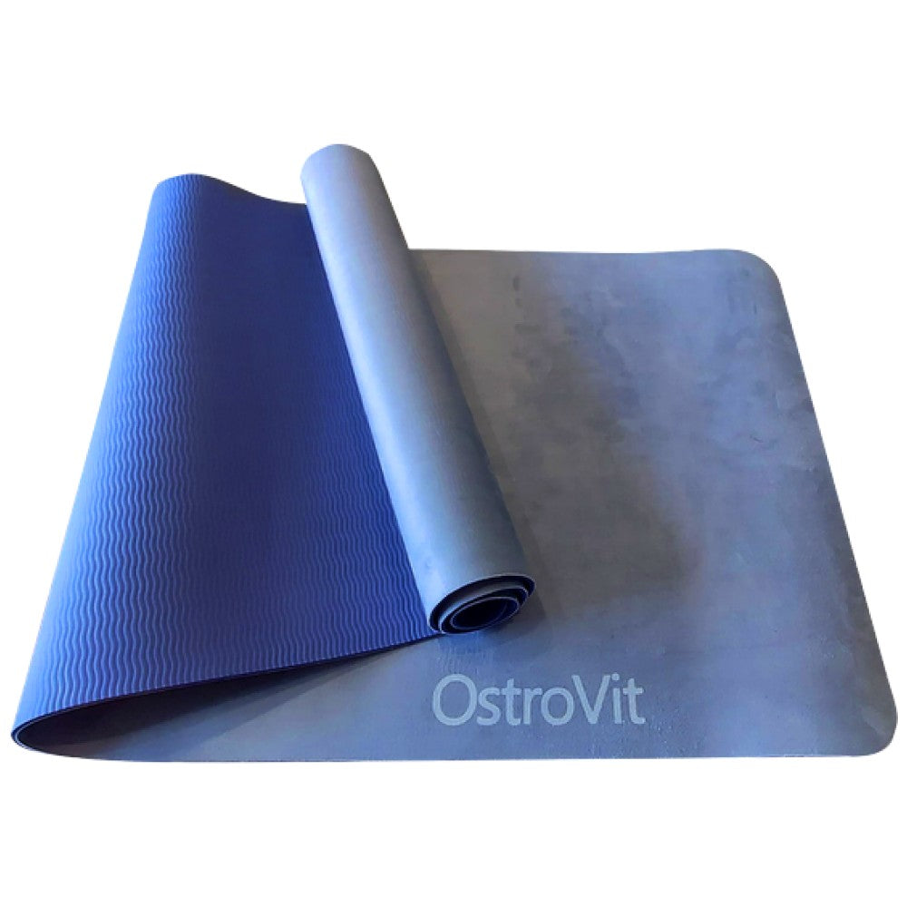 Exercise Yoga Mat with Plush Microfiber | Тренировъчна постелка за йога с покритие от плюшен микрофибър