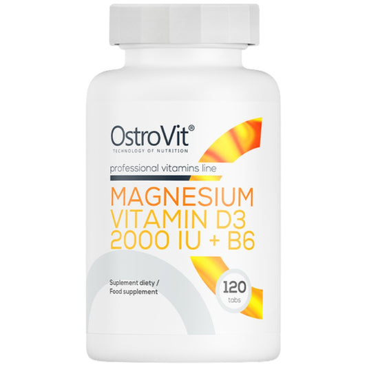Magnesium + Vitamin D3 2000 IU + B6