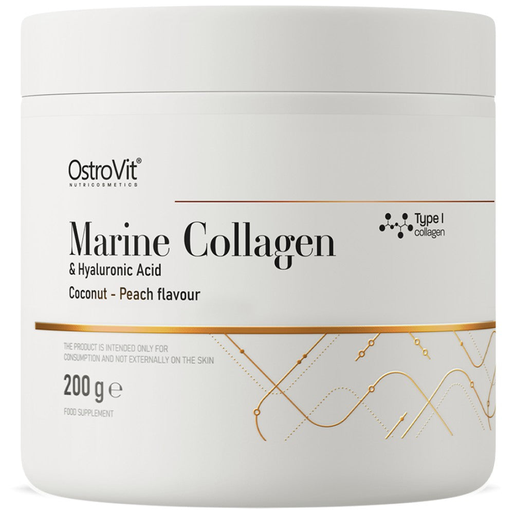 Marine Collagen &amp; Hyaluronic Acid Powder | with Vitamin C