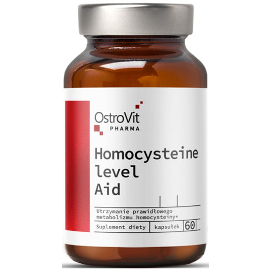PrimeFit Homocysteine Level Aid, хранителна добавка с 60 капсули за подкрепа на сърдечното здраве и тонус.