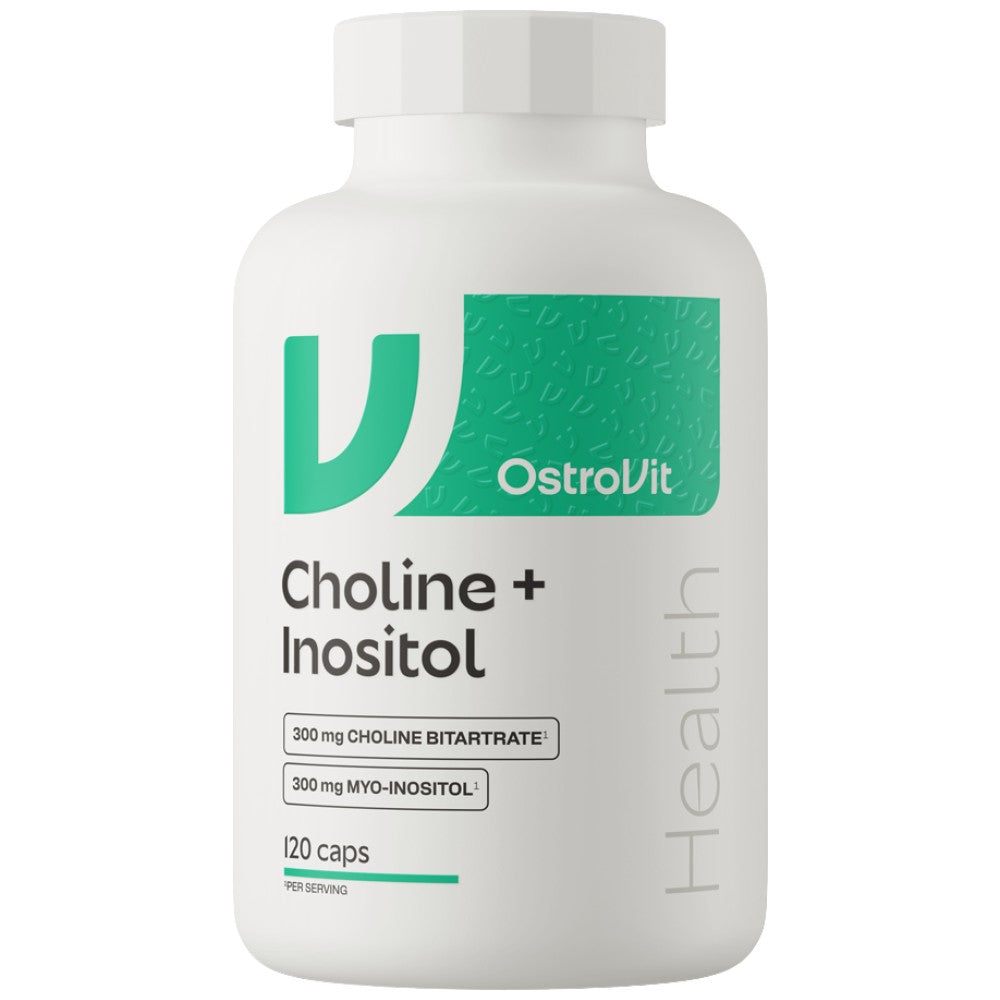 Choline + Inositol Caps | Choline Bitartrate 300 mg + Myo-inositol 300 mg
