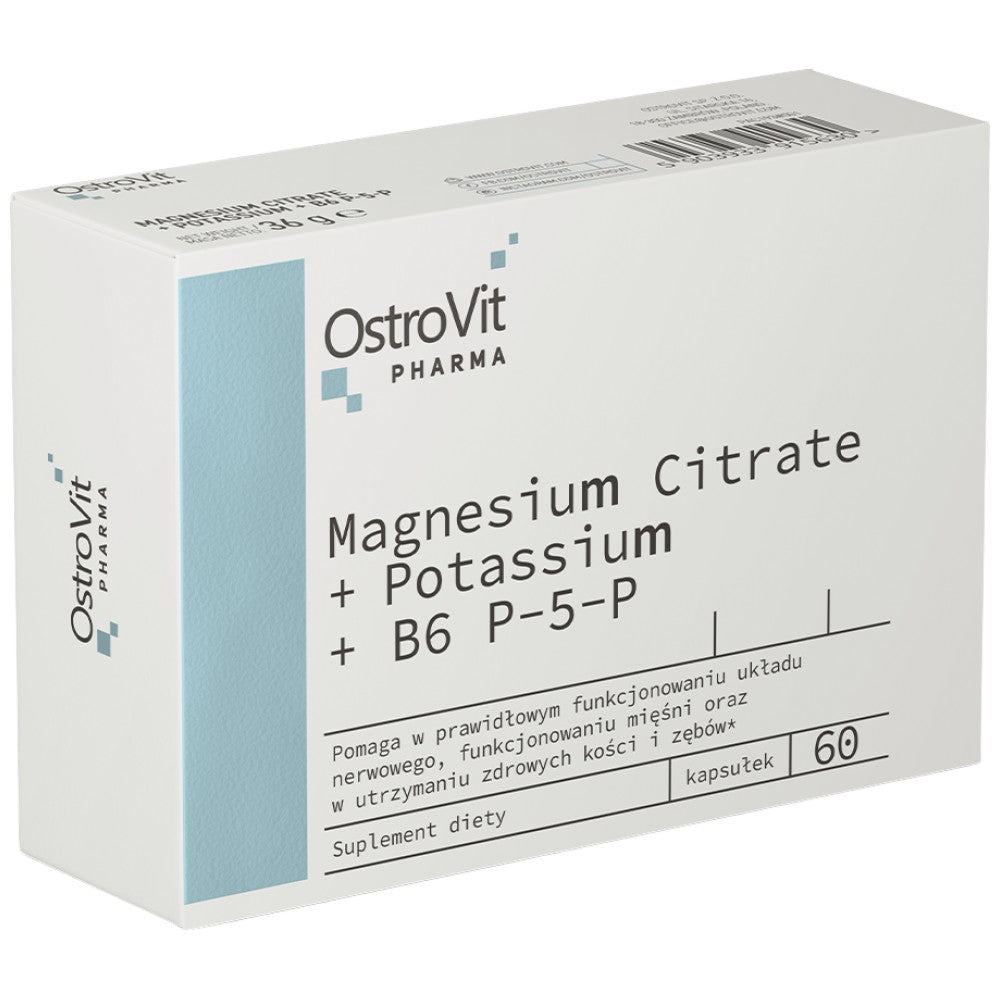 Magnesium Citrate + Potassium + B6 P-5-P Blisters