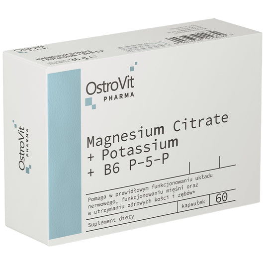 Magnesium Citrate + Potassium + B6 P-5-P Blisters