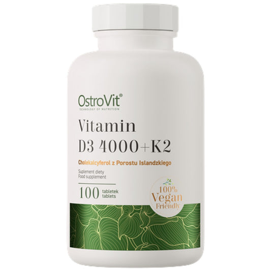 Vitamin D3 4000 IU + K2 100 mcg | Vege