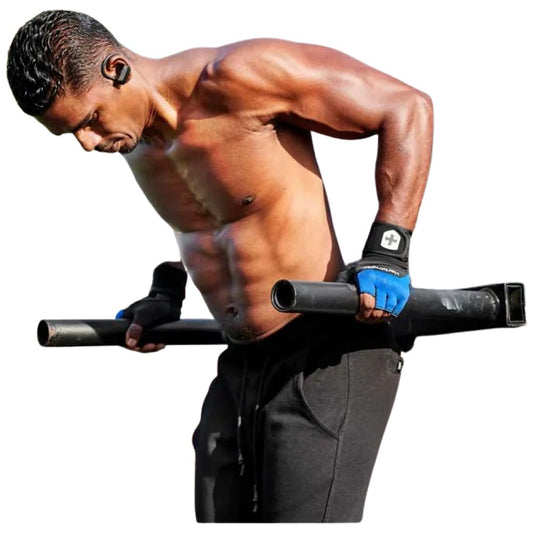Мъжки Ръкавици Training Grip 2.0 / с накитници - Blue