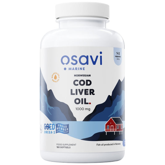 Norwegian Cod Liver Oil 1000 mg | Lemon Flavored