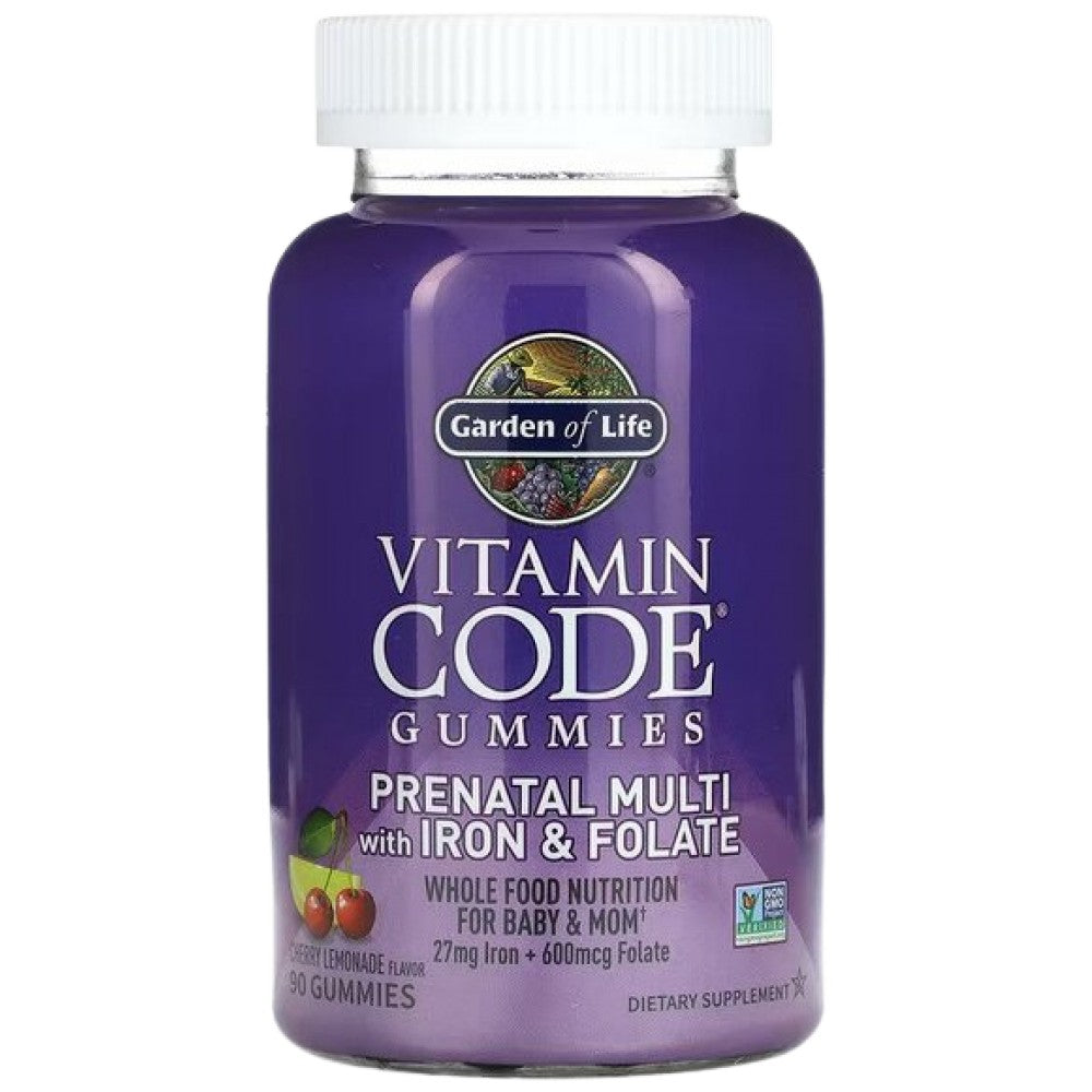 Vitamin Code Prenatal Multi with Iron &amp; Folate Gummies
