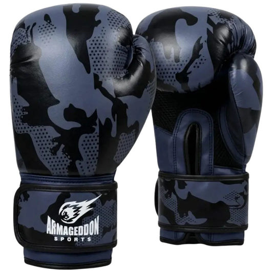 Boxing Gloves - Blue Camo