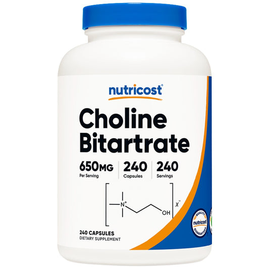Choline Bitartrate 650 mg (Vitamin B4)