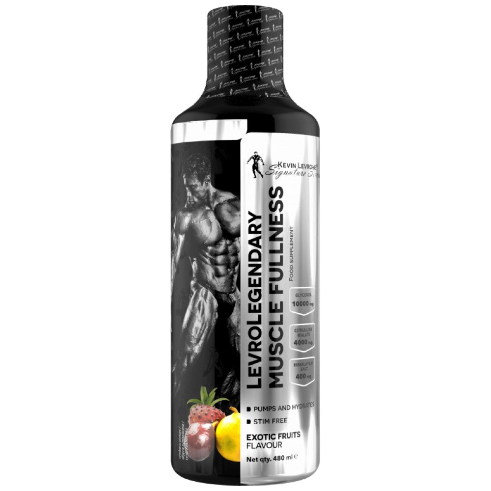 LevroLegendary Muscle Fullness Liquid | Stimualnt-Free Glycerol &amp; Citrulline Mega Pump