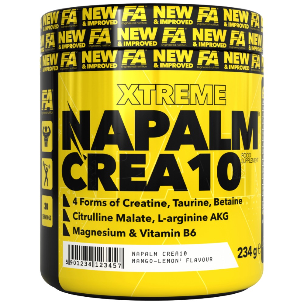 NAPALM Crea 10 | Creatine Matrix with Betaine, Taurine &amp; AAKG