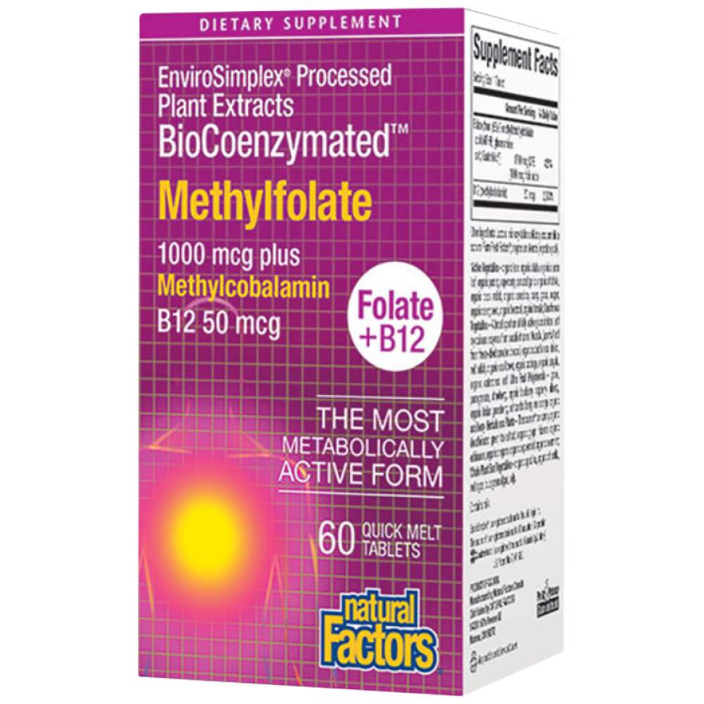Methylfolate 1000 mcg / 50 mcg Plus methylcobalamin B12