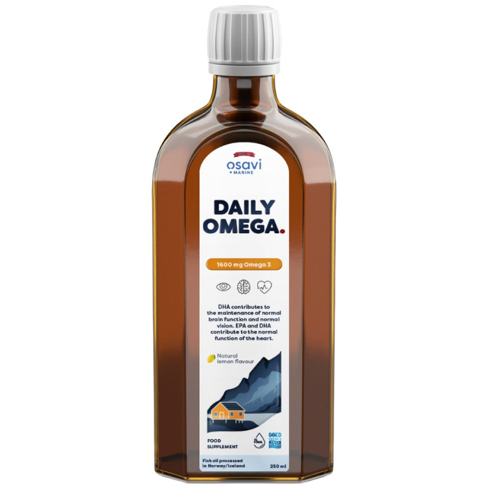 Daily Omega Liquid | Natural Lemon Flavored