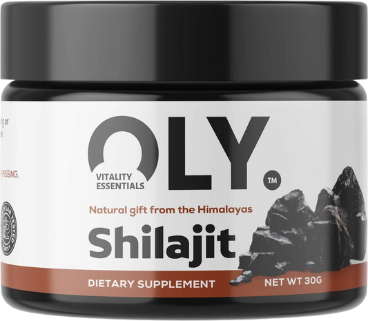 Oly Pure Shilajit Resin Powder 30g 120 дози чист хималайски шилажит от DobavkiBG
