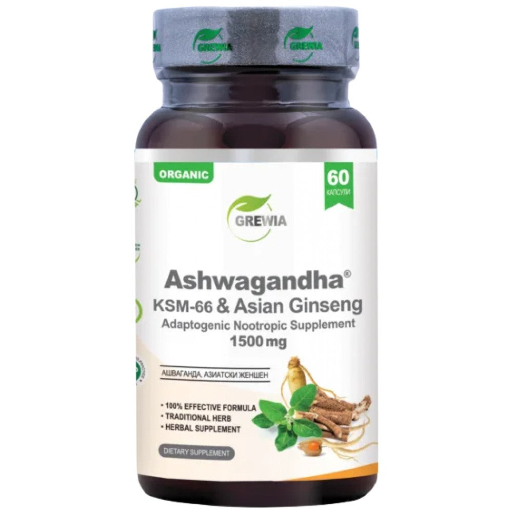 Ashwagandha KSM-66® &amp; Asian Ginseng