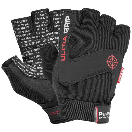 Weightlifting Gloves Ultra Grip - Black