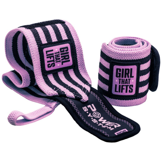 Wrist Wraps Girl That Lifts - Pink