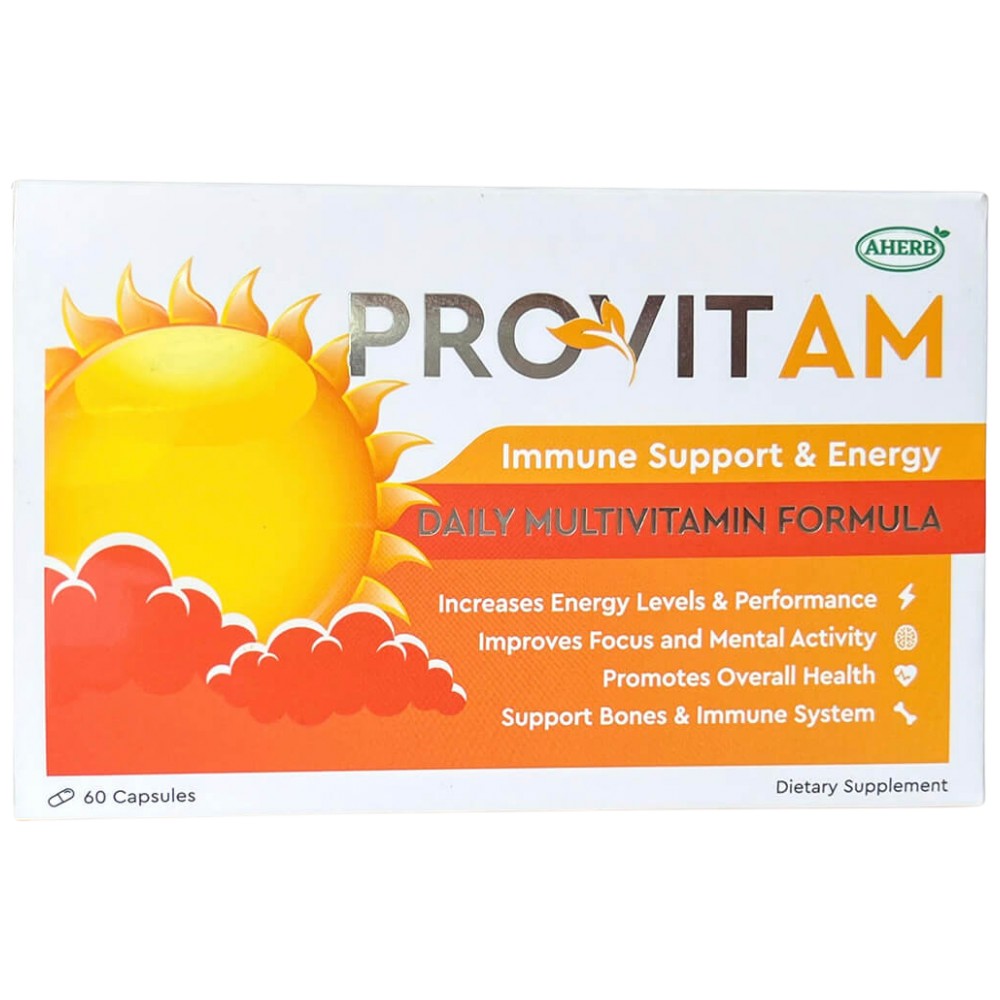 PROVIT AM | with ZMA, Rose Hips &amp; Probiotics