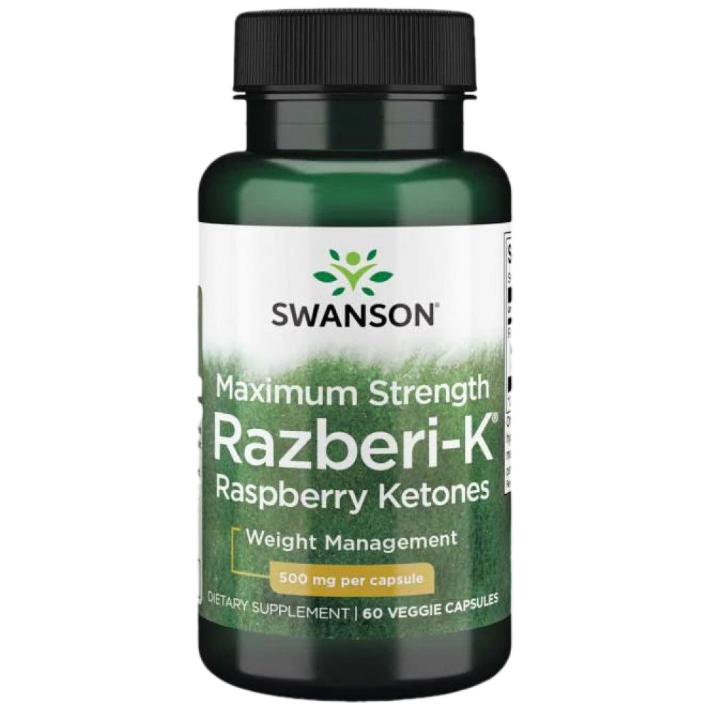 Razberi-K 500 mg / Maximum Strength Raspberry Ketones