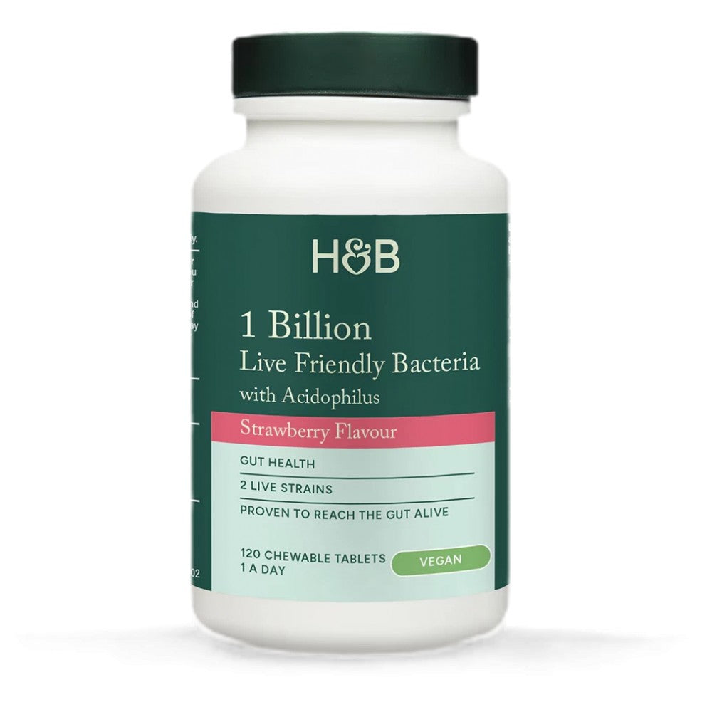 Live Friendly Bacteria | With 1 Billion Acidophilus Chewable