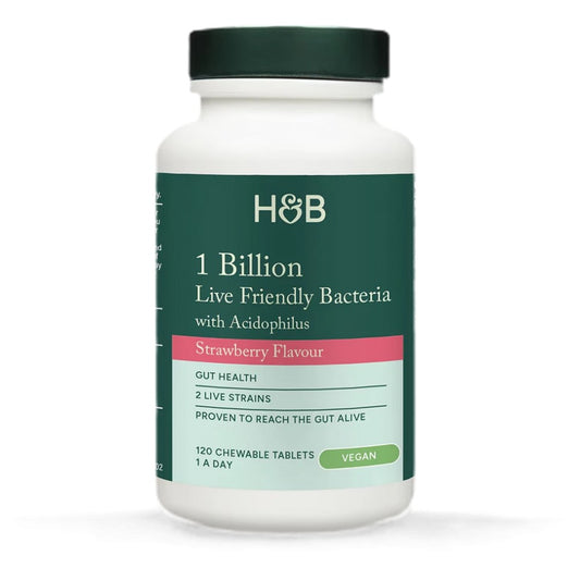 Live Friendly Bacteria | With 1 Billion Acidophilus Chewable