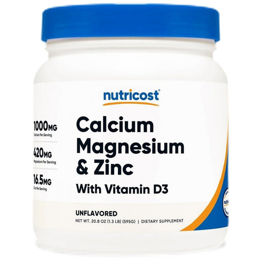 Calcium, Magnesium &amp; Zinc + Vitamn D-3 Powder