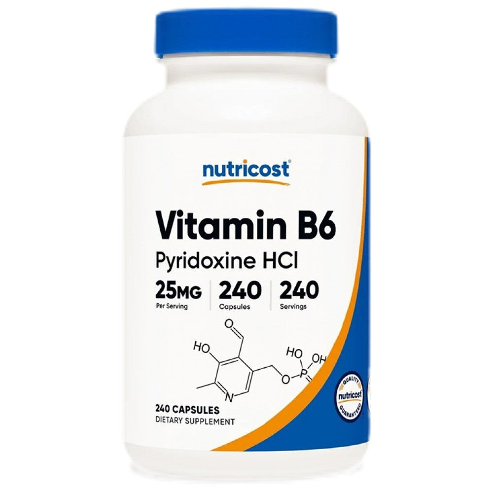 Vitamin B6 Pyridoxine HCI 25 mg