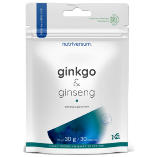 Ginkgo + Ginseng | Ginkgo Biloba 250 mg + Siberian Ginseng 400 mg