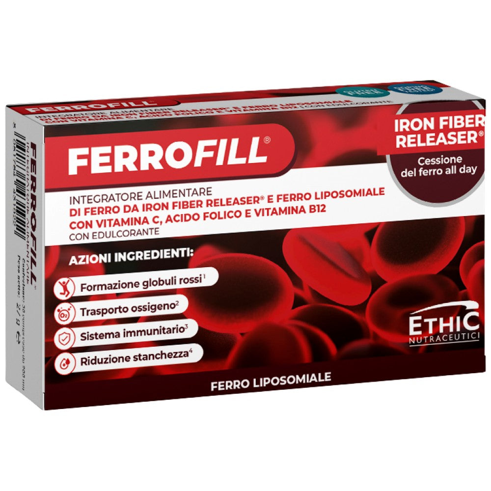 FERROFILL 30 mg | with Iron Fiber Releaser® &amp; Liposomal Iron