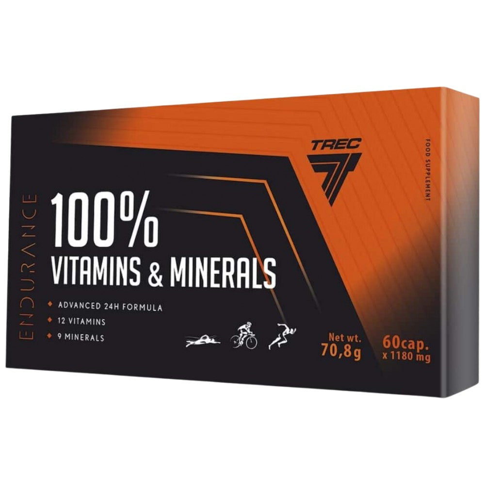 100% Vitamins &amp; Minerals | Endurance