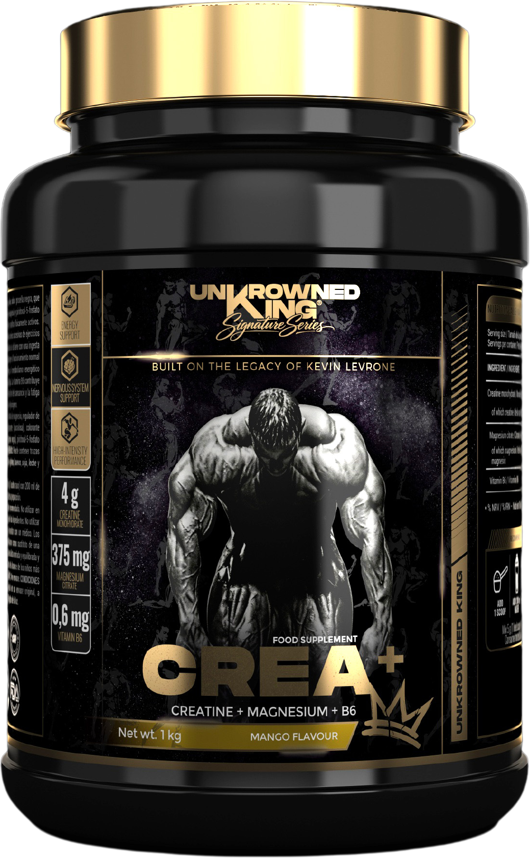 UnKrowned King Crea+ Kevin Levrone креатин с магнезиев цитрат вкус манго 1кг