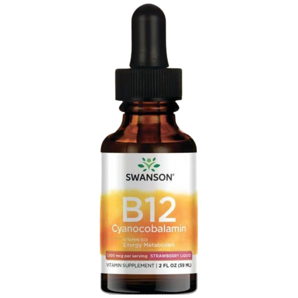 Liquid Vitamin B12 Cyanocobalamin 1000 mcg