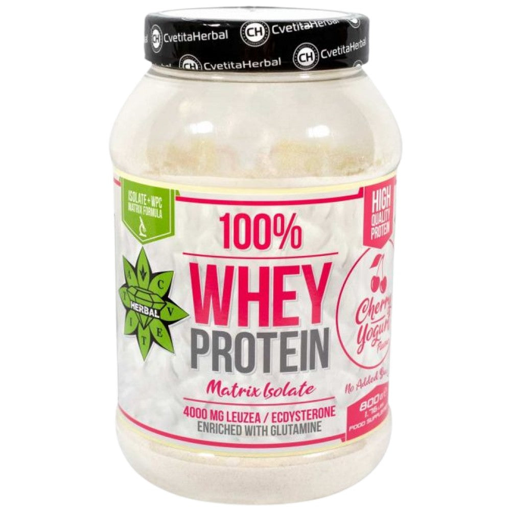 100% Whey Protein Isolate Matrix with Levzea | Cherry Yogurt